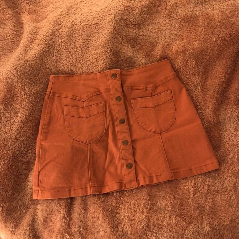 Forever 21 Button-Up Skirt
